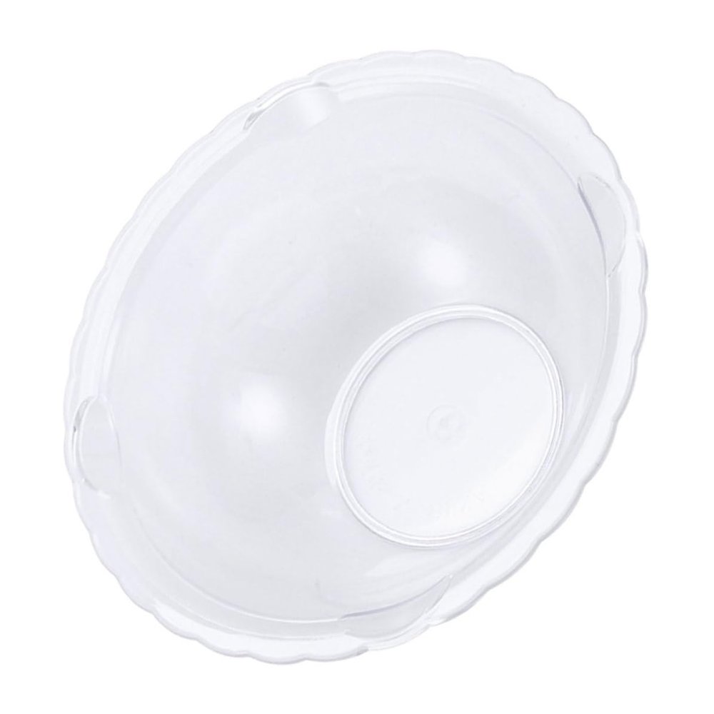 RORPOIR Transparent 9-Inch PP Wash Basin for Makeup Brush and Facial Cleansing