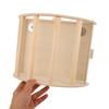 Wooden Hay Rack for Rabbit Cages, Hanging Hay Holder with Clip view 4