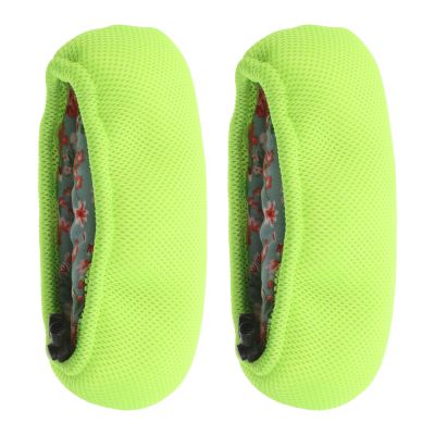 HEANUJJ Padded Grip Pads for Crutches, 2 Pieces, Thick Cotton Cushion, Washable Covers, Random Style