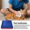 GJWWHUK Foldable Square PVC Dog Pool view 3