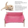 Socobeta Elegant Wooden Hanging Cat Sofa for Lounging and Scratching, Pink view 4