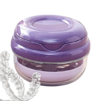 Leakproof Portable Storage Box for Braces and Retainers