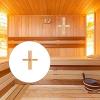 LUCKGONI Wooden Sauna Hourglass Timer, 15-Minute, Rotatable Pinewood Design view 2