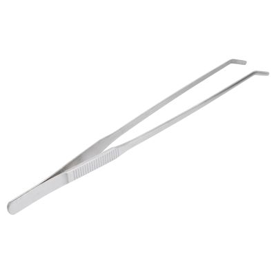 HOUDERCO 27cm Curved Tweezers for Aquarium Plants