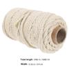 Gatuida White Sisal Rope for Cat Scratching Posts, Cuttable, 1 Roll view 2