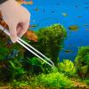 27 cm Curved Stainless Steel Tweezers for Aquarium Plants view 4