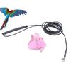 CATIEBYE Adjustable Parrot Harness with 2m Elastic Flight Leash and Angel Wings view 4