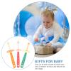 Operitacx 3-Pack Baby Toothbrushes for Toddlers Ages 1–6, Soft Nano-Material Bristles, Random Colors view 3