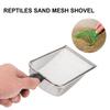 Adorainbow 2-Piece Black Stainless Steel Reptile Scoops for Terrarium Cleaning view 4