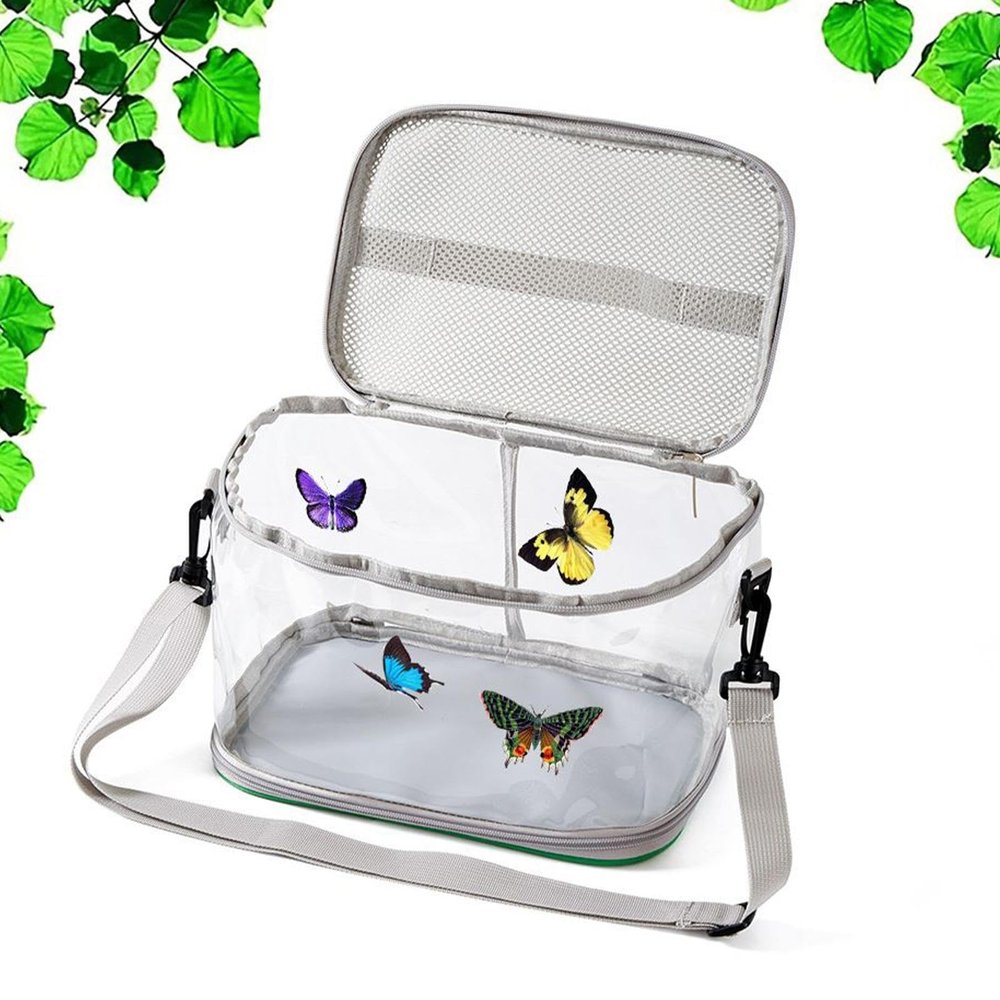 Portable, Breathable, Escape-Proof Butterfly Net Cage