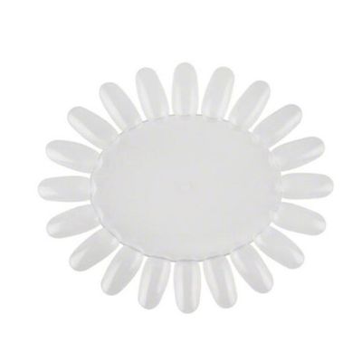 GRADENEVE Sunflower Nail Art Display Wheel, Durable Acrylic, 10 Pieces