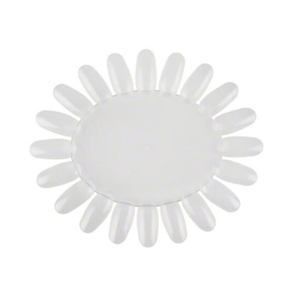 GRADENEVE Sunflower Nail Art Display Wheel, Durable Acrylic, 10 Pieces