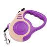 HEEPDD Retractable Dog Leash, 16.40 ft, Automatic, Non-Slip, Portable, 360 Tangle-Free, Strong with Ergonomic Grip (Purple) view 3