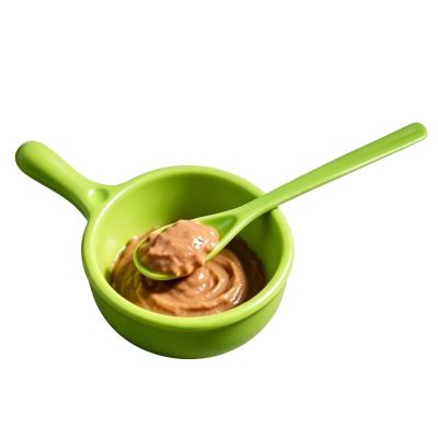 Genrico Gecko Feeding Bowl with Spoon for Spiders, Bearded Dragons, and Hermit Crabs