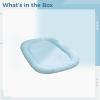Machify Cooling Mat for Cats and Dogs, Ocean Blue, 3D Ice Bean Technology, Medium view 3