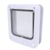 Naroote Cat Door, 4-Way-Control Pet Flap, Transparent, for Cats and Dogs, Fences, Windows, and Walls (L) view 3