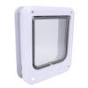 Naroote Cat Door, 4-Way-Control Pet Flap, Transparent, for Cats and Dogs, Fences, Windows, and Walls (L) view 4