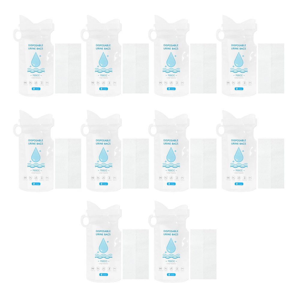 Tsophreniq Disposable Travel Urine Bags for Men and Women, Leakproof, Odor Control