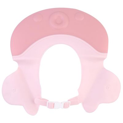 HOMOCONO Pink PE Bath Visor for Toddlers, Protects Eyes from Shampoo and Water