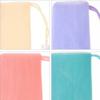 16 PE Soap Net Bags with Hanging Loop for Bathroom view 3