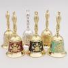 Helilyco Retro Copper Alloy Hand Bell with Rose Pattern view 1