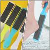 SWOOMEY 4-Piece Handy Foot File with Double-Sided PP and Sandpaper Surface for Safe Callus Removal and Home Pedicures, Random Color view 4