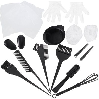 iplusmile 12-Piece Plastic Hair Dye Kit for Professional Salon Use