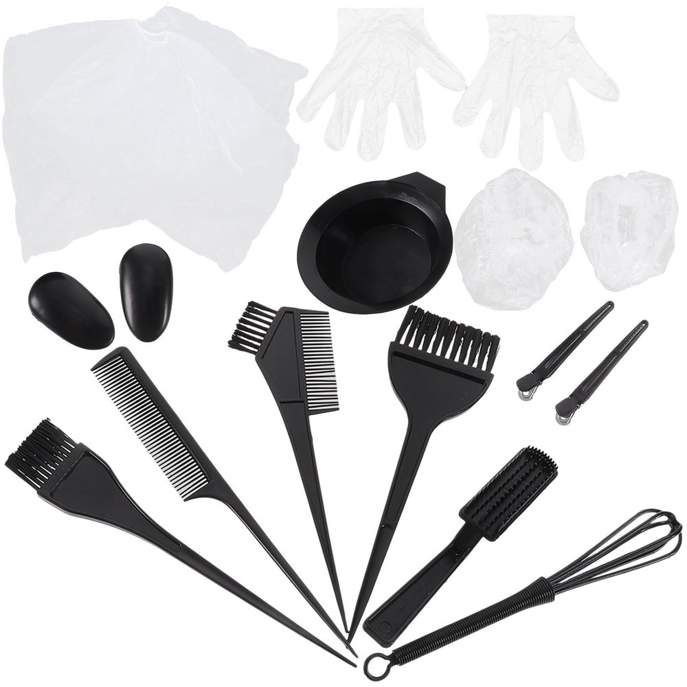 iplusmile 12-Piece Plastic Hair Dye Kit for Professional Salon Use