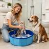 Foldable Dog Pool, Durable Cat Bath and Splash Pool for Indoor and Outdoor Use view 2