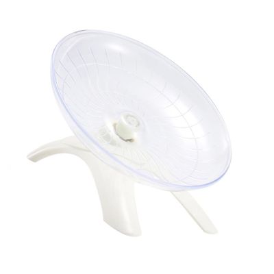UKCOCO Quiet Hamster Wheel, Plastic and Steel, Bite-Resistant and Injury-Safe, for Mice and Chinchillas, Random Color
