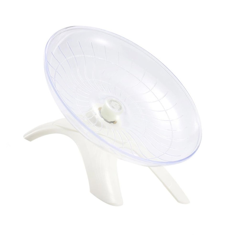 UKCOCO Quiet Hamster Wheel, Plastic and Steel, Bite-Resistant and Injury-Safe, for Mice and Chinchillas, Random Color