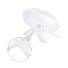 HOMOCONO Quiet Hamster Wheel, White, Random Color, Plastic and Steel, with Injury Prevention for Chinchillas and Mice view 3