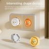 10-Pack Silicone European Outlet Covers, Childproof Safety Guards view 2