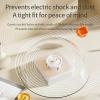 10-Pack Silicone European Outlet Covers, Childproof Safety Guards view 4