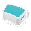 Generic Toilet Stool with Strong Durability in Blue Plastic view 2