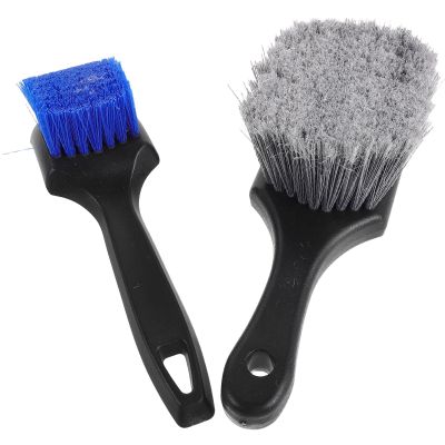 BUTIFULSIC 2-Piece Bird Bath Cleaning Brush Set with Sturdy Handles for Gardens and Patios