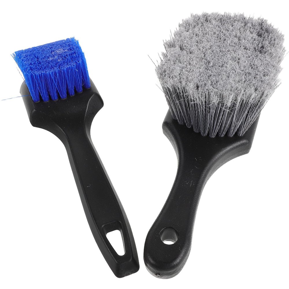BUTIFULSIC 2-Piece Bird Bath Cleaning Brush Set with Sturdy Handles for Gardens and Patios