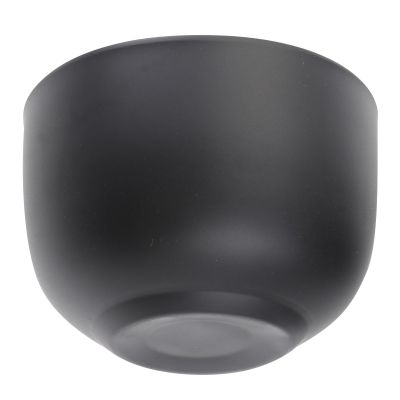 Black Double-Wall Stainless Steel Shaving Bowl for Men