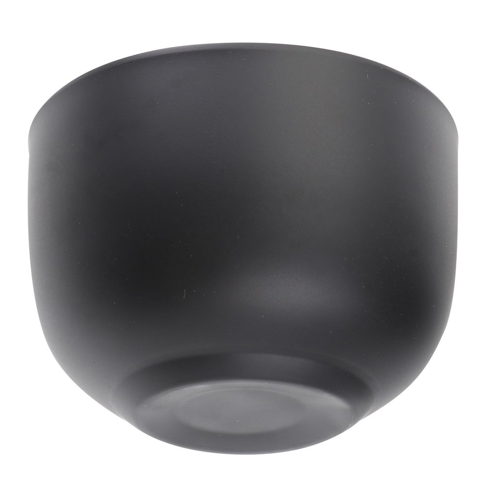 Black Double-Wall Stainless Steel Shaving Bowl for Men