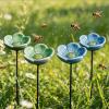 Garden Bee Drinkers, 4-Pack Ceramic Flower Insect Drinkers view 1