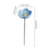 Garden Bee Drinkers, 4-Pack Ceramic Flower Insect Drinkers view 2