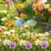 Garden Bee Drinkers, 4-Pack Ceramic Flower Insect Drinkers view 3