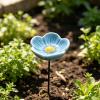 Garden Bee Drinkers, 4-Pack Ceramic Flower Insect Drinkers view 4