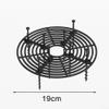 Plant Pot Grid, 19/30 cm, Cut-to-Size Soil Cover with Stakes, Pet-Protective Barrier for Indoor and Outdoor Use, Garden, Brown-Black (A) view 2