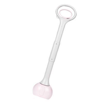 Long-Handle Dog Poop Scooper, No Bending, Purple, Size L