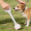 Long-Handle Dog Poop Scooper, No Bending, Purple, Size L view 3
