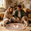 Pet Feeding Mat, Non-Slip, Dirt-Resistant, High Edge view 2