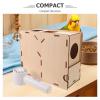 INOOMP Manual Acrylic and Plastic Blower for Separating Bird Feed and Millet Husks view 3