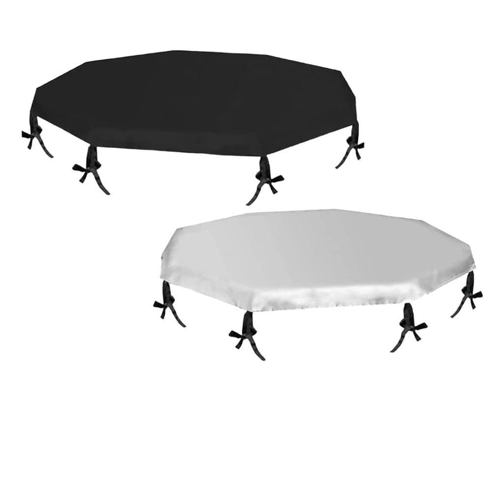 Helilyco 8-Panel Dog Playpen Cover, 210D Oxford, Waterproof, Sun and Rain Protection, 65 cm Diameter, Black