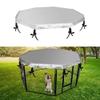 Helilyco 8-Panel Dog Playpen Cover, 210D Oxford, Waterproof, Sun and Rain Protection, 65 cm Diameter, Black view 2